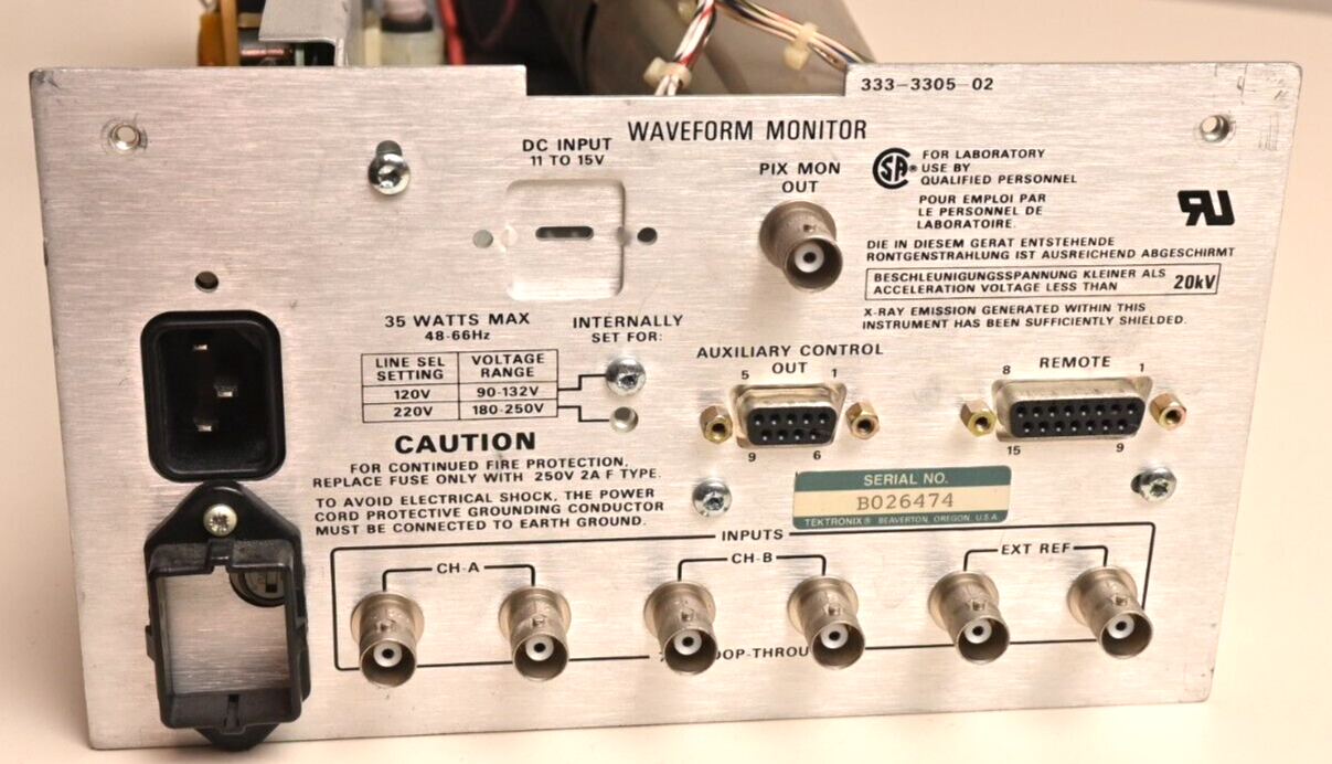 Tektronix 1730 Waveform Monitor