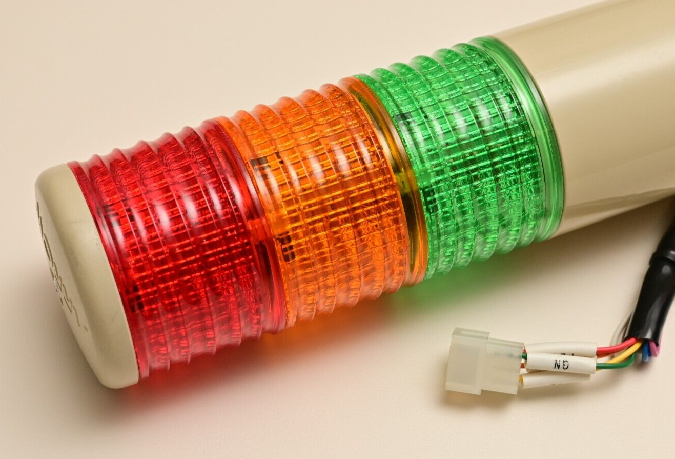 Schneider/Arrow Red/Amber/Green Tower Light with Buzzer 24V AC/DC LEMGWB-24 12"