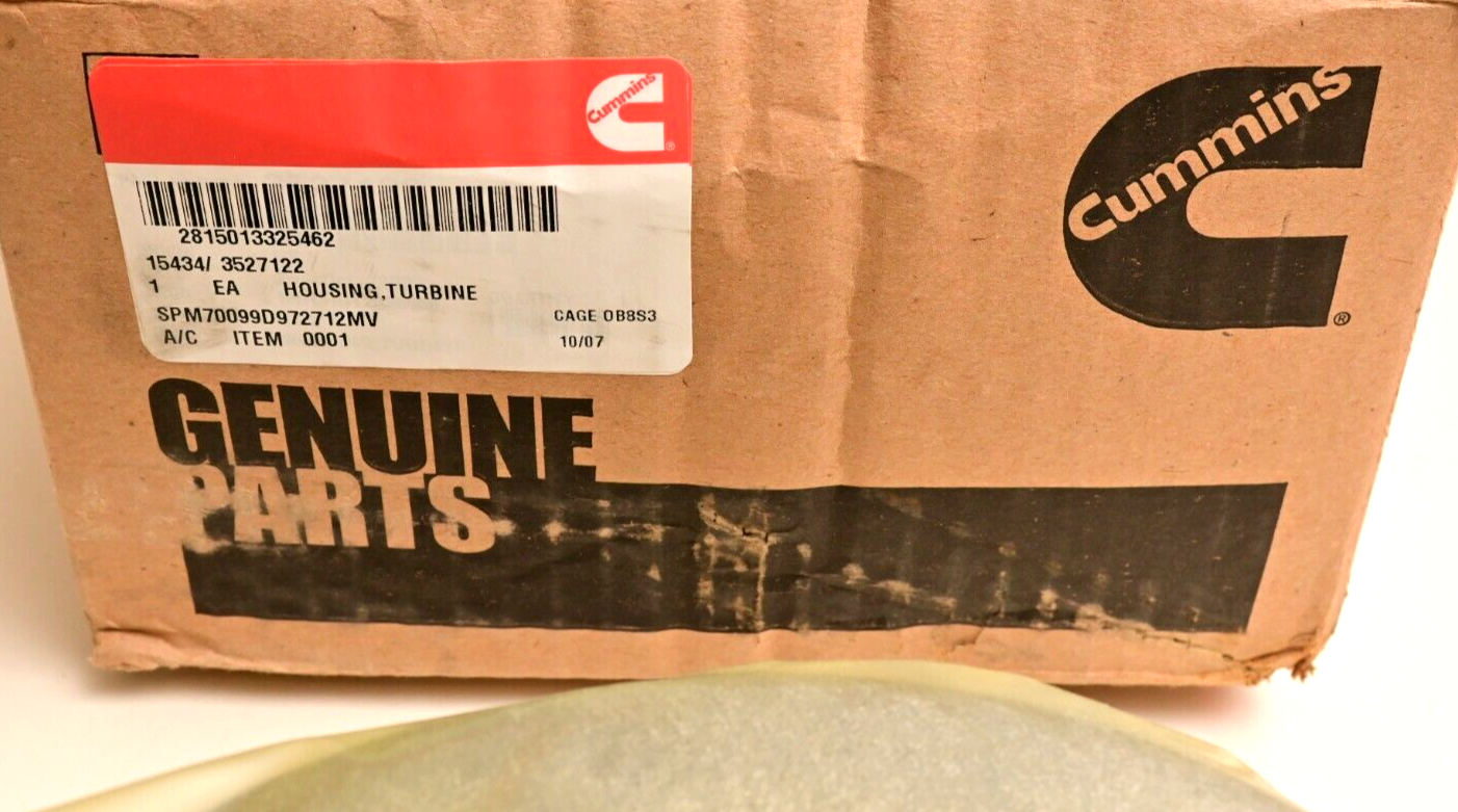 Cummins Genuine Holset Exhaust-Side Turbo Housing NOS 15434/3527122