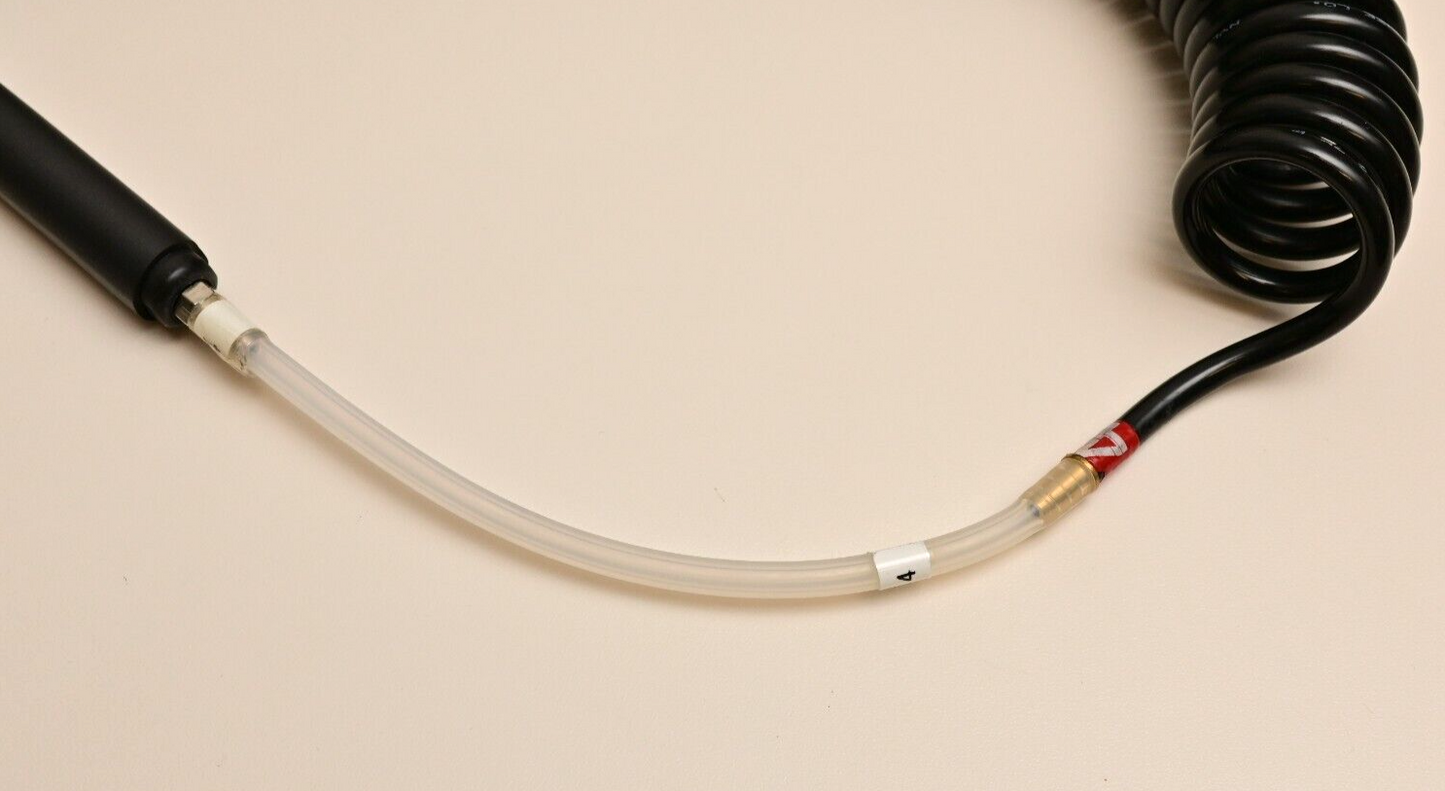 Semiconductor Wafer Wand ~25mm Round Suction Cup Tip H-Square ESD Safe Coil Hose