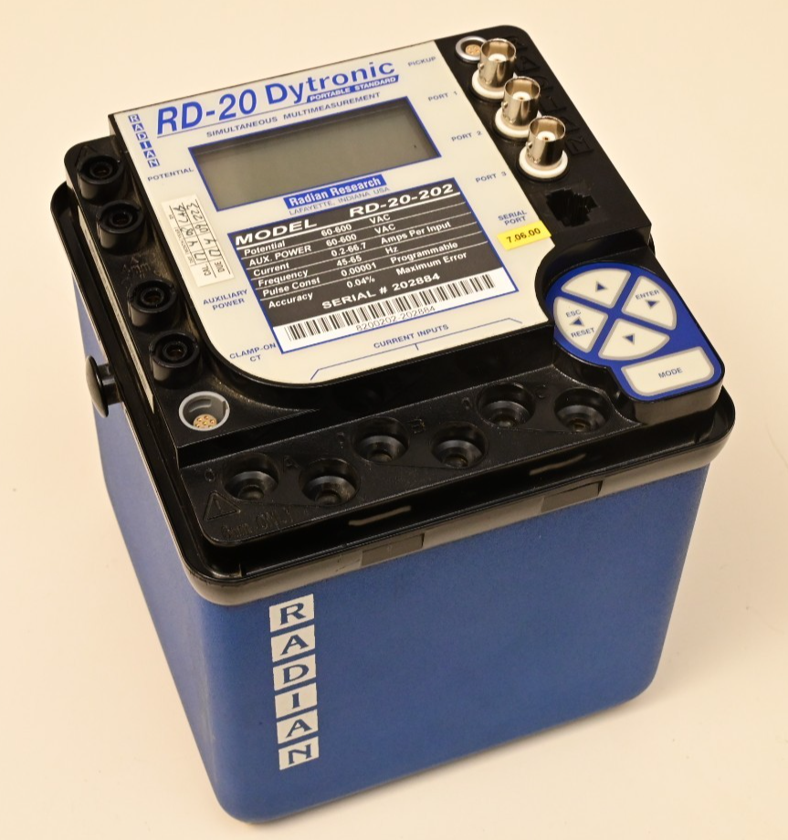 Radian Research RD-20-202 Dytronic Portable Single-Phase Reference Standard