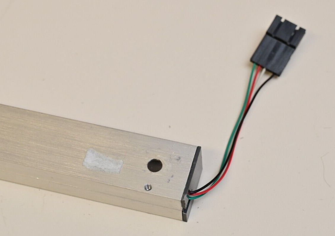 ~21" MEG-TEK Dual Optical Linear Encoder w/ Limit Sensor P/N 1660130 Rev A