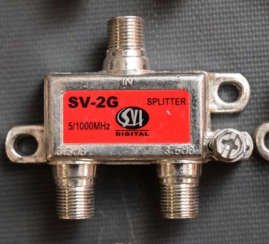 Lot of 20 SV-2G Coaxial Splitter 5/1000MHz -3.5dB SVI Digital 1:2 2-Way
