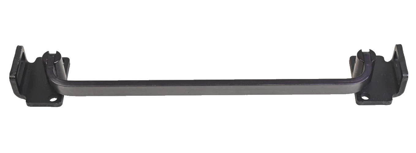 8" Anodized Aluminum TestEquipment Handle Hinged Strap Loops Military Surplus