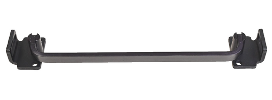 8" Anodized Aluminum TestEquipment Handle Hinged Strap Loops Military Surplus