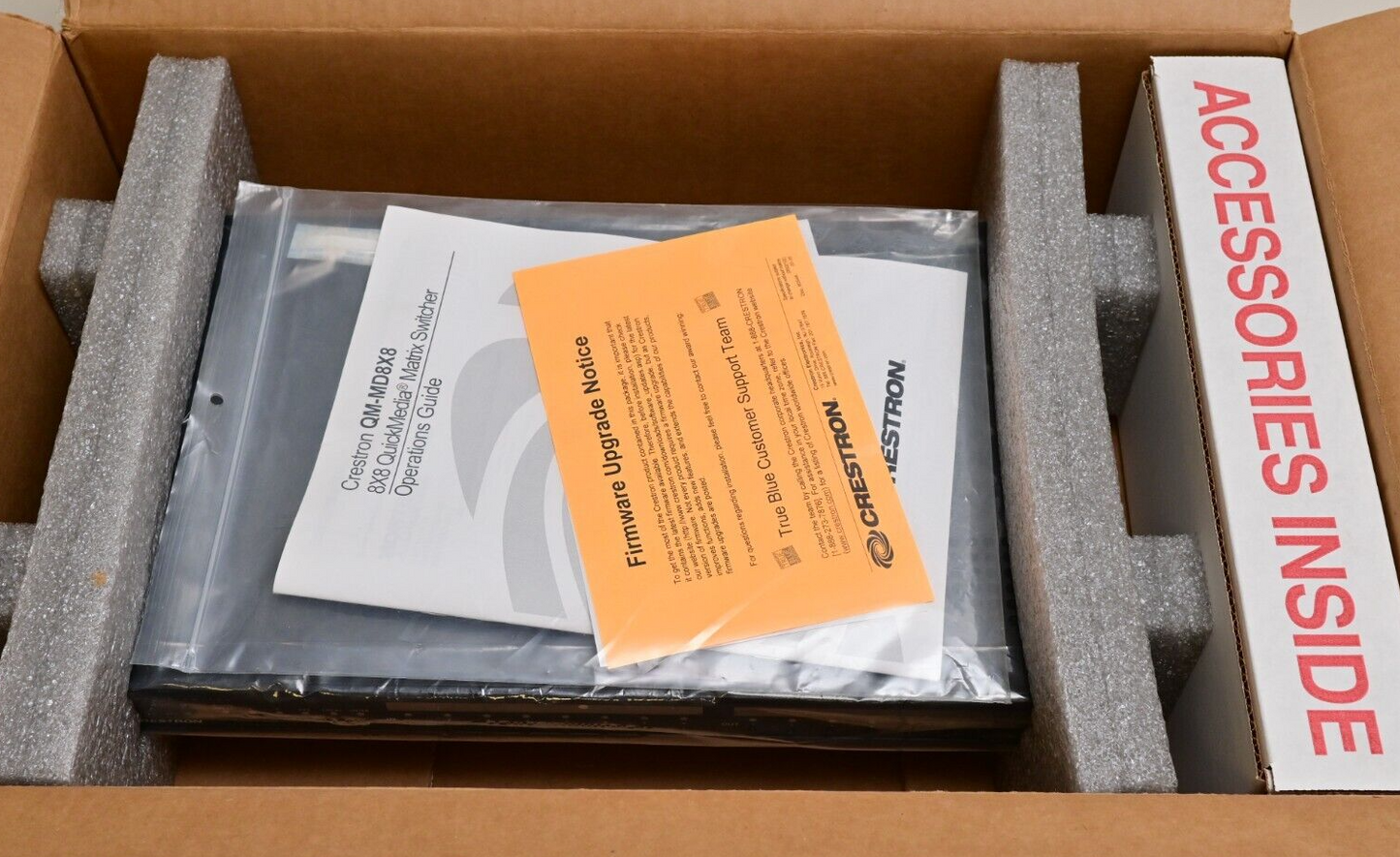 Crestron QM-MD8X8 8x8 QuickMedia Matrix Switcher NIB