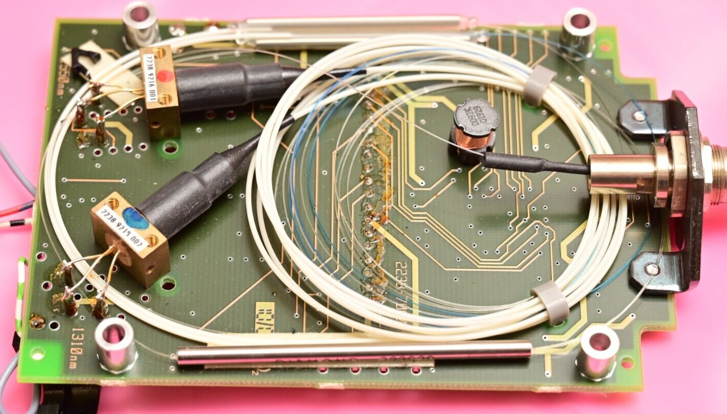 Acterna OLS-15 Main PCB Board w/ 1310nm/1550nm Fiber Optic Laser Diodes CW -7dBm