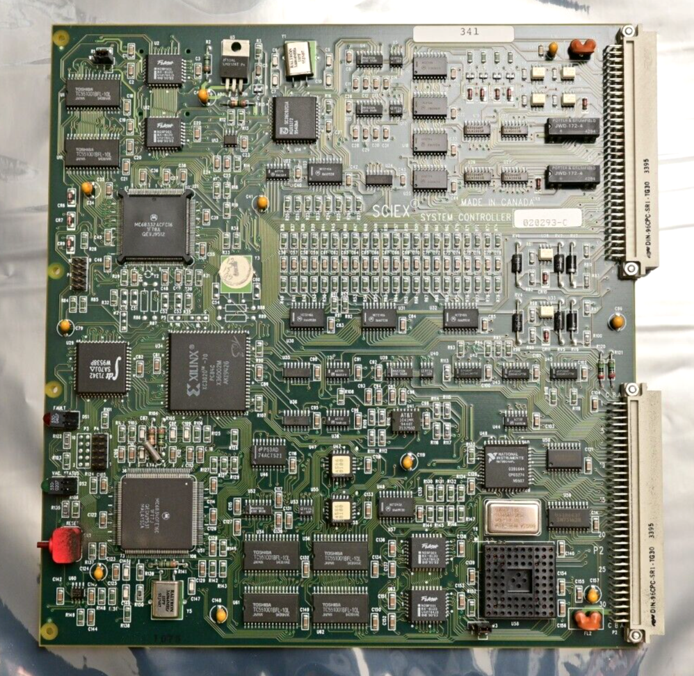 Sciex API 100 Mass Spectrometer System Controller Dual MC68k ICs NAT9914APL CPU