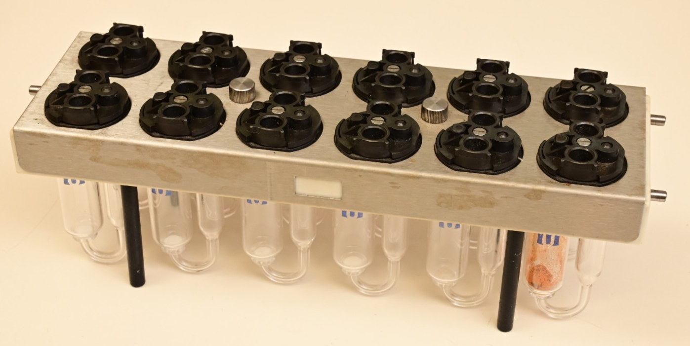 Mettler Toledo Myriad 12 Flow Cell / Vessel / Tube Rack Drug Discovery Synthesis