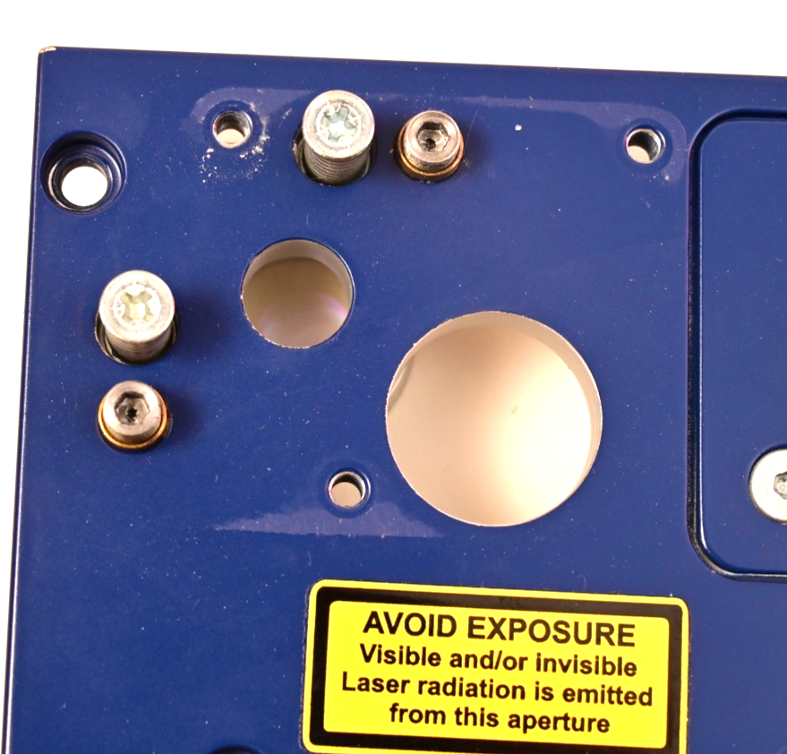 Spectrum Technologies Model LC Laser Output Window & Mount on Aluminum Panel