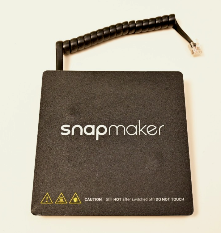 Snapmaker Original 1.0 Heated Build Plate Bed w/ Thumbscrews & RJ12 Cable