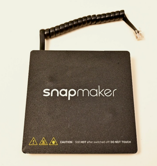 Snapmaker Original 1.0 Heated Build Plate Bed w/ Thumbscrews & RJ12 Cable