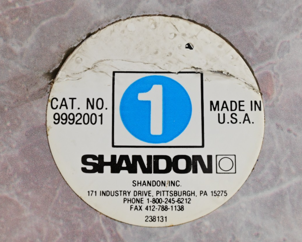 Shandon Autosharp V Microtome Knife Sharpening Lapping Plate/Disc #1/9992001