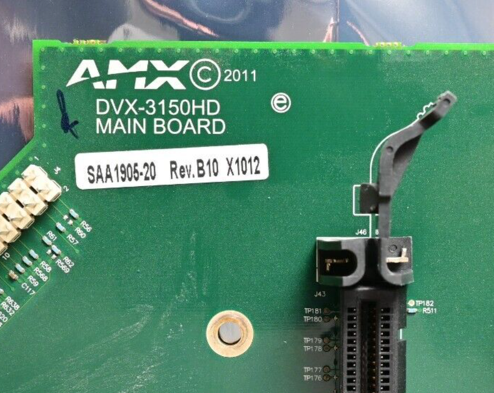 AMX DVX-3150HD Main Board Assembly DVX-3155HD-SP SAA1905-20 w/ microSD OS