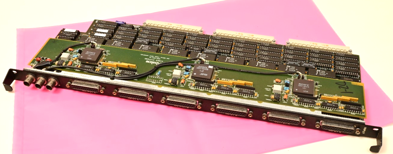Abekas Video Systems A84 Serial Video Input Interface Sony SBX1602 IDT 7201LA50P