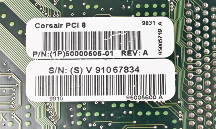 Digi Intl Corsair PCI 8 UART RS-232 I/O Card 55000781-01 Rev A 50000506-01