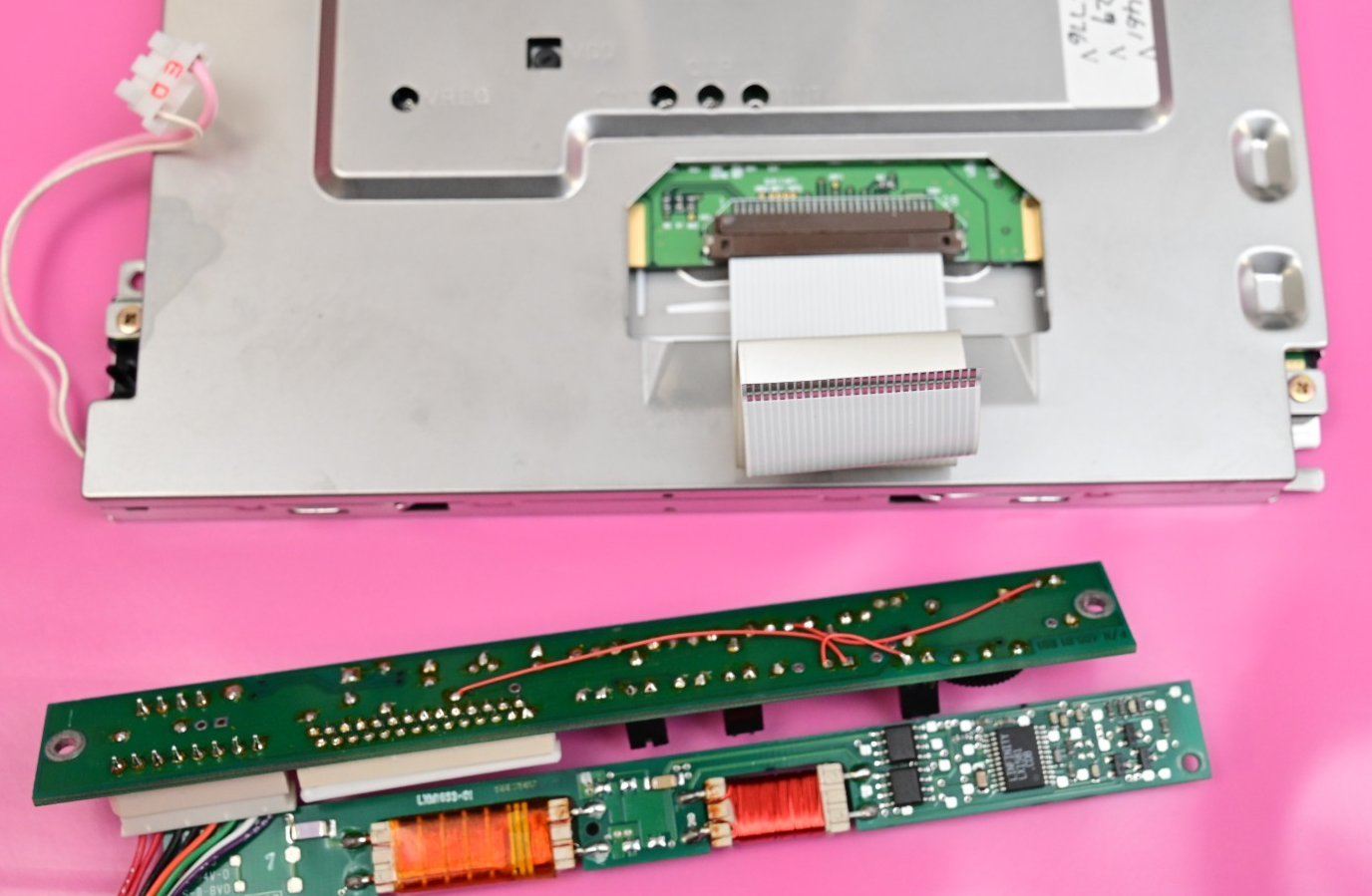 LG LC064N1 6.4" LCD Screen w/ Inverter & Omicron Interface PCB Acrylic Protector