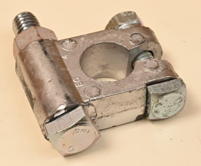 QTY 25 Lead Battery Lug 36115 for Negative Post, 5/16" Stud, Mil Spec A52425-2