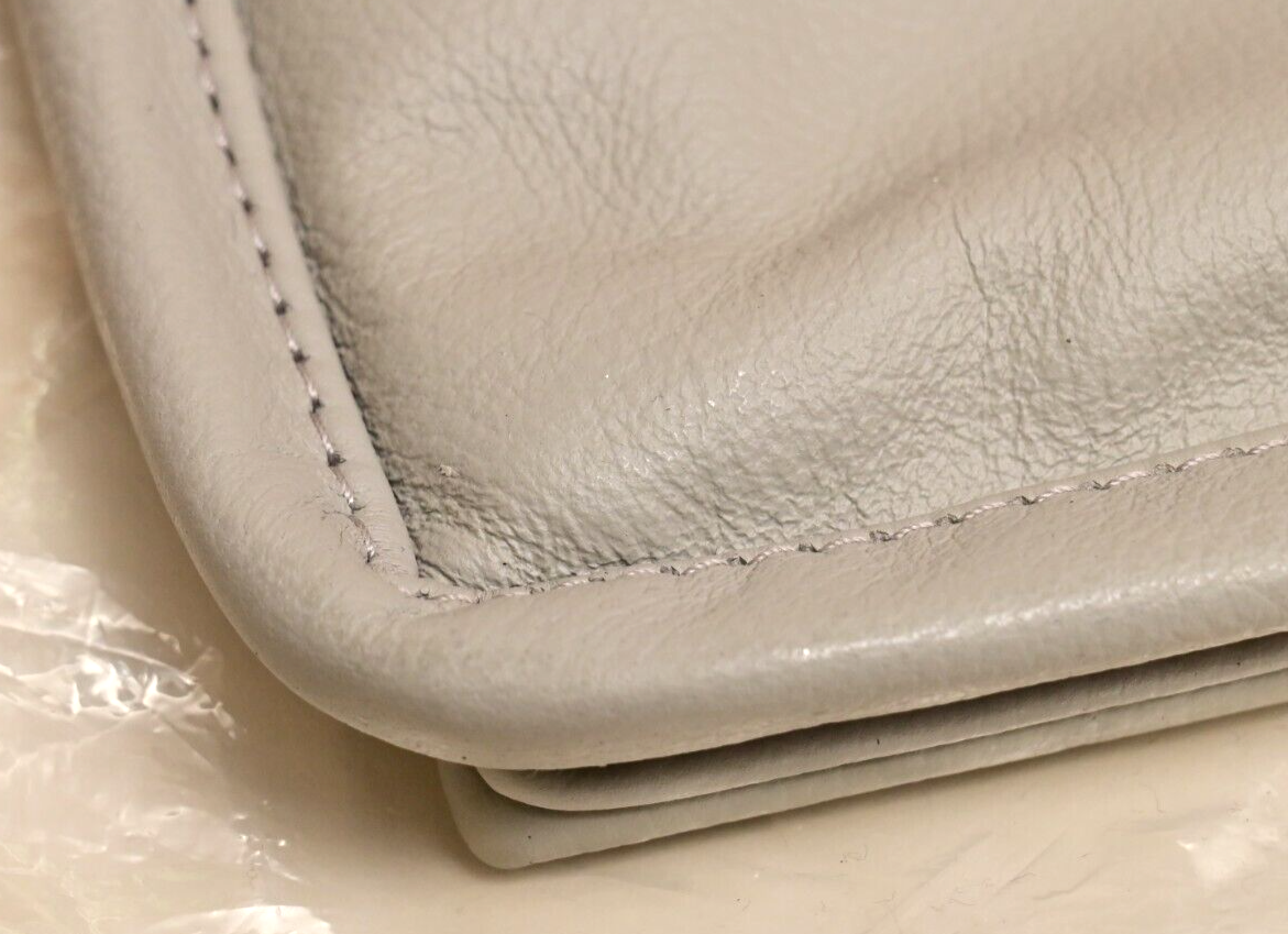 Private Jet 20"x13" Gray Leather Literature Pocket Assembly Gulfstream G550 NIB
