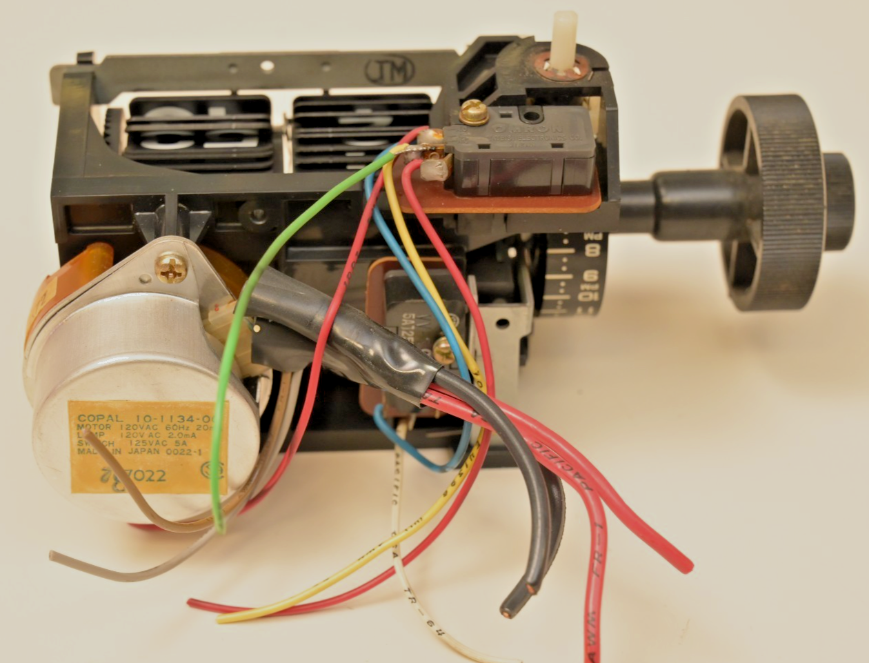 Copal Japan Flip Clock Internals Movement 70s/80s 120VAC Motor