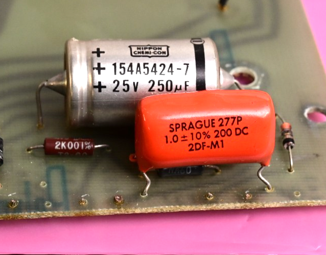 Lot of 3 Vintage Circuit Boards Milivac MV-928A Sprague Nippon Capacitors Pots