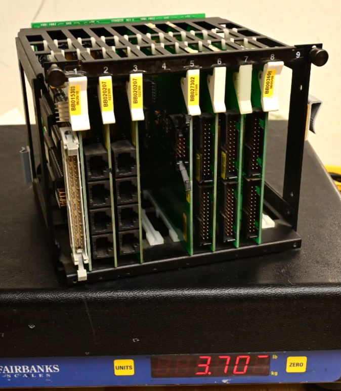 Versalogic VX-09T 9-Slot STD Bus Industrial SBC PC Card Cage WECO 2350 Zilog Z80