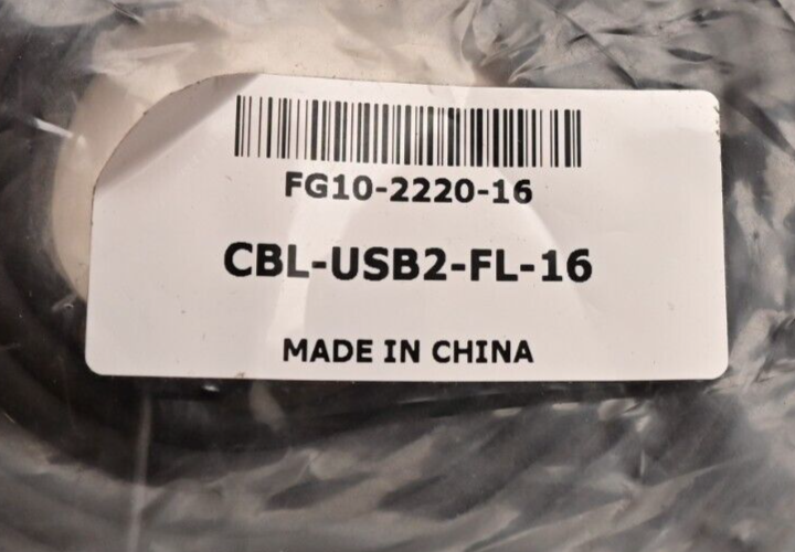 AMX CBL-USB2-FL-16 Flat USB 2.0 Extension Cable 16ft NIB