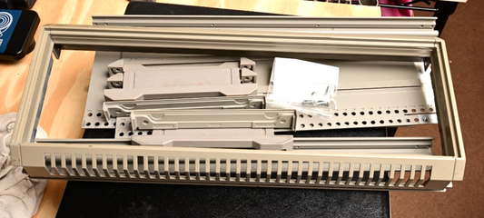 Schroff 4U Rack Mount Chassis Open Shell 19" Aluminum Enclosure