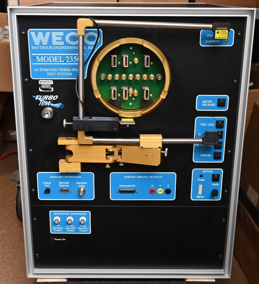 Watthour Engineering WECO 2350-R 3-Phase Turbo Test System w/ QTY 6 Radius RD-20