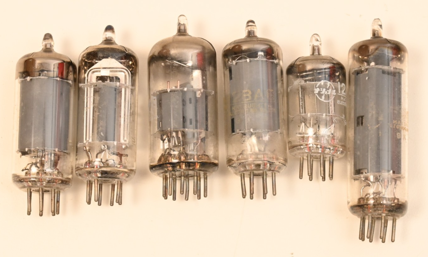 Lot of 6 Vacuum Tubes 1950s/60s Tube Radio Matsushita JAPAN SEICO