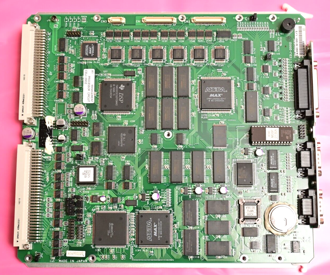 JRC Agilent Management Processor Circuit PCB CDJ-2002 E6393-61001