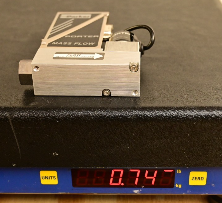 Parker Porter Mass Flow Meter Controller 23142-500 Oxygen 500mL/min 200psig