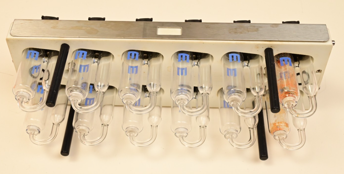Mettler Toledo Myriad 12 Flow Cell / Vessel / Tube Rack Drug Discovery Synthesis