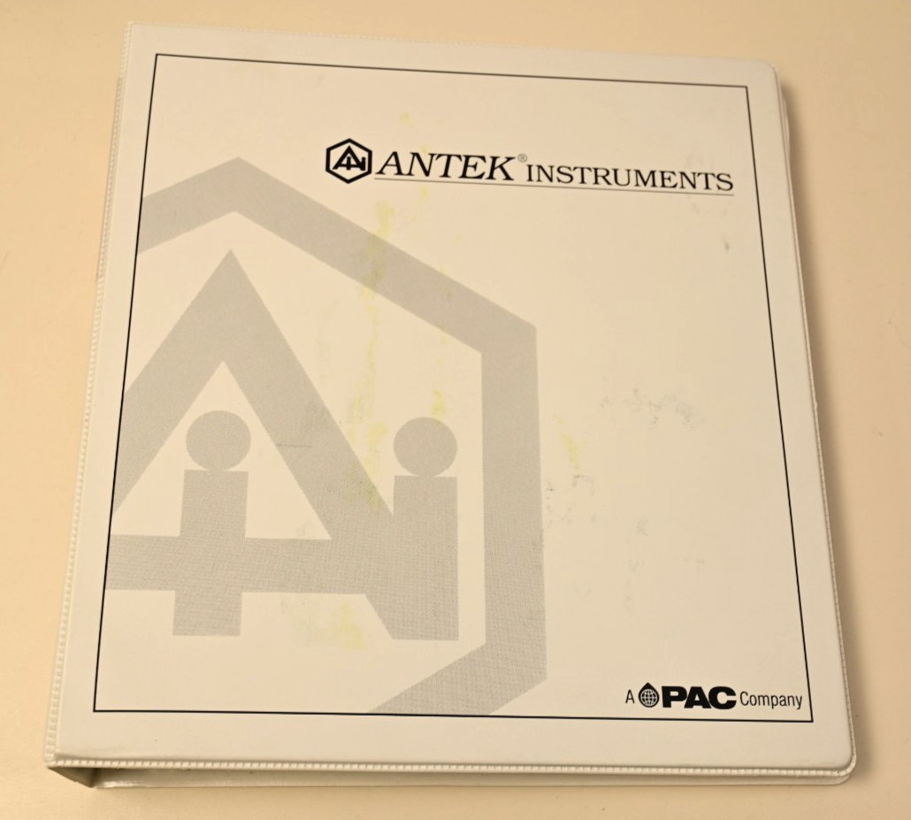 Antek Model 8060 Nitrogen Specific HPLC Detector Operation/Service Manual CLND