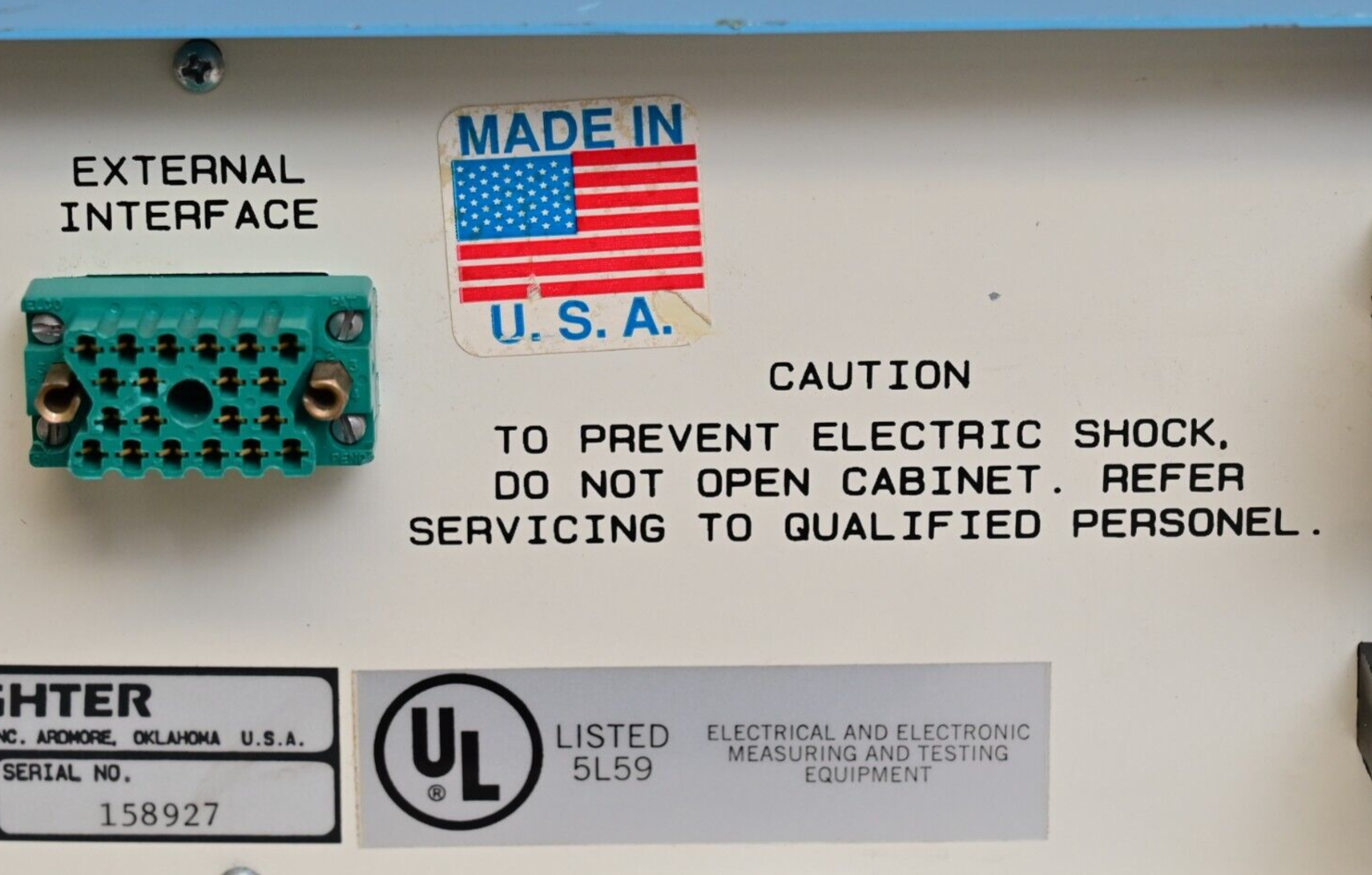 Slaughter Model 2307-3.0 3kV Hi-Pot Tester Hipot Appliance Test