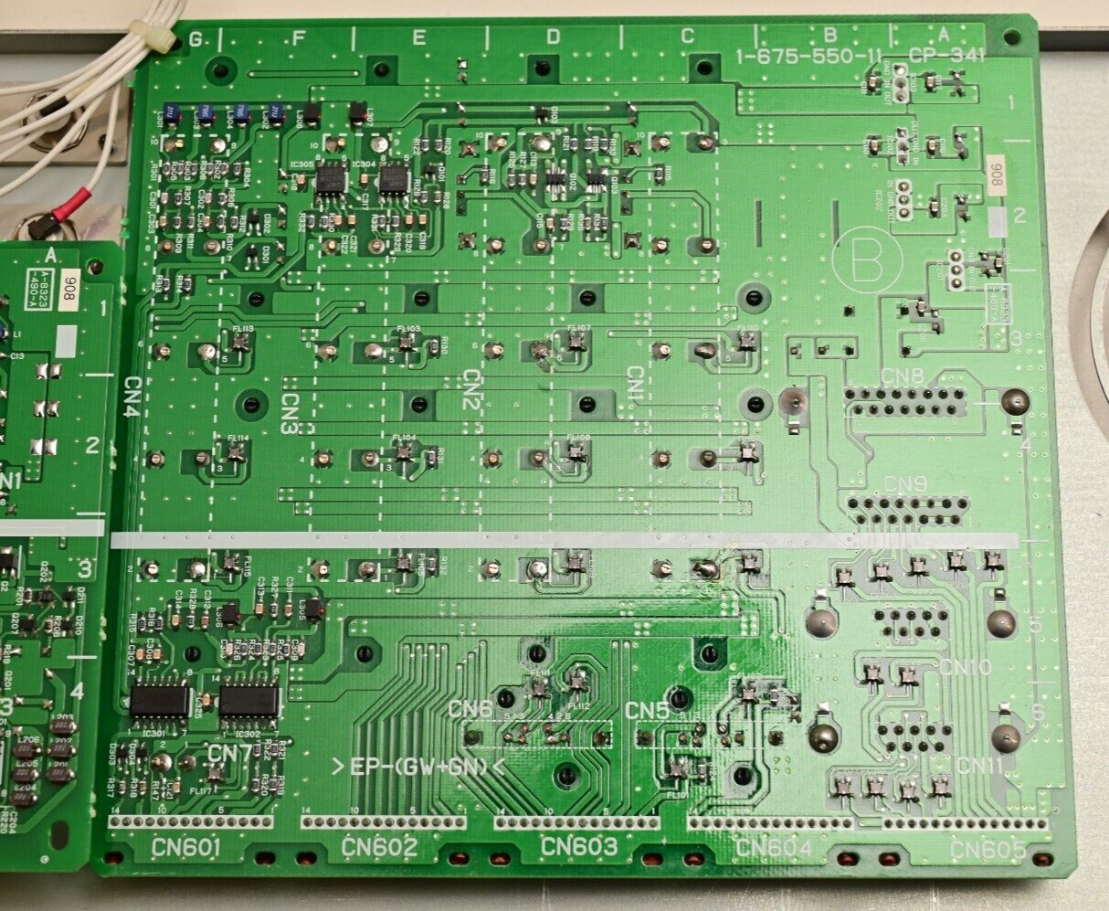 Sony Rear Panel Assembly for DSR-2000 Pro DV Deck w/ Internal SDI & DV Cables