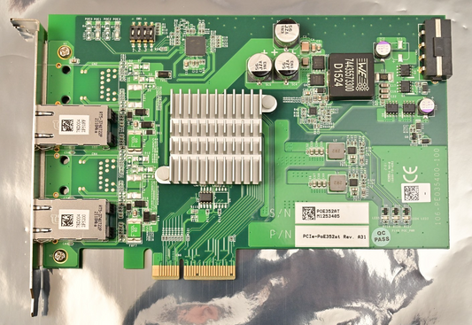 Neousys PCIe-PoE352at Rev. A31 2-Port Gigabit PoE+ Frame Grabber Vision Card