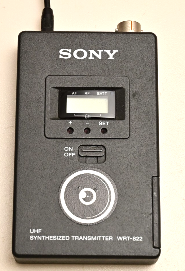 Sony Wireless Microphone UHF Transmitter & Receiver Tuner Lot WRT-822 WRR-861