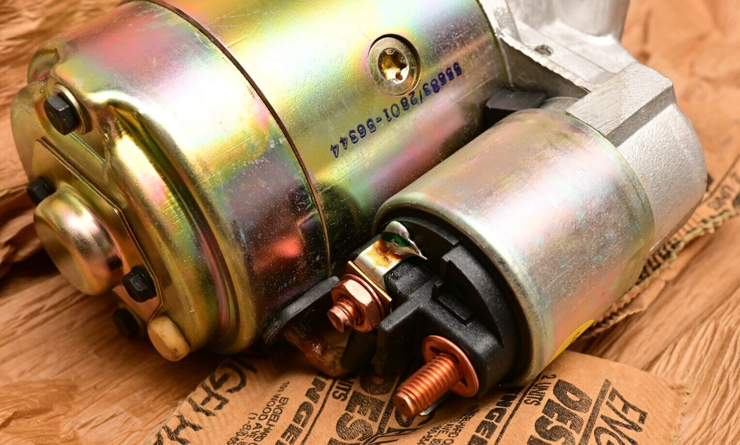 Valeo D9E130 24V Starter Motor 9-Tooth 3" Hole w/ Solenoid NOS 401769 ANG F4