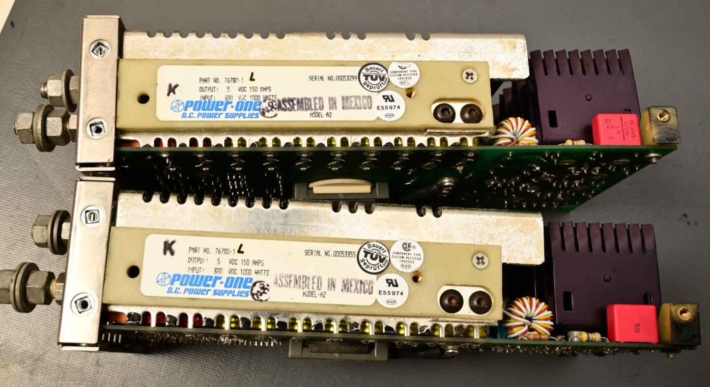 QTY 2 Power-One 5V@150A DC Power Supply Modules for SPM Modular PS 76780-1 As-is
