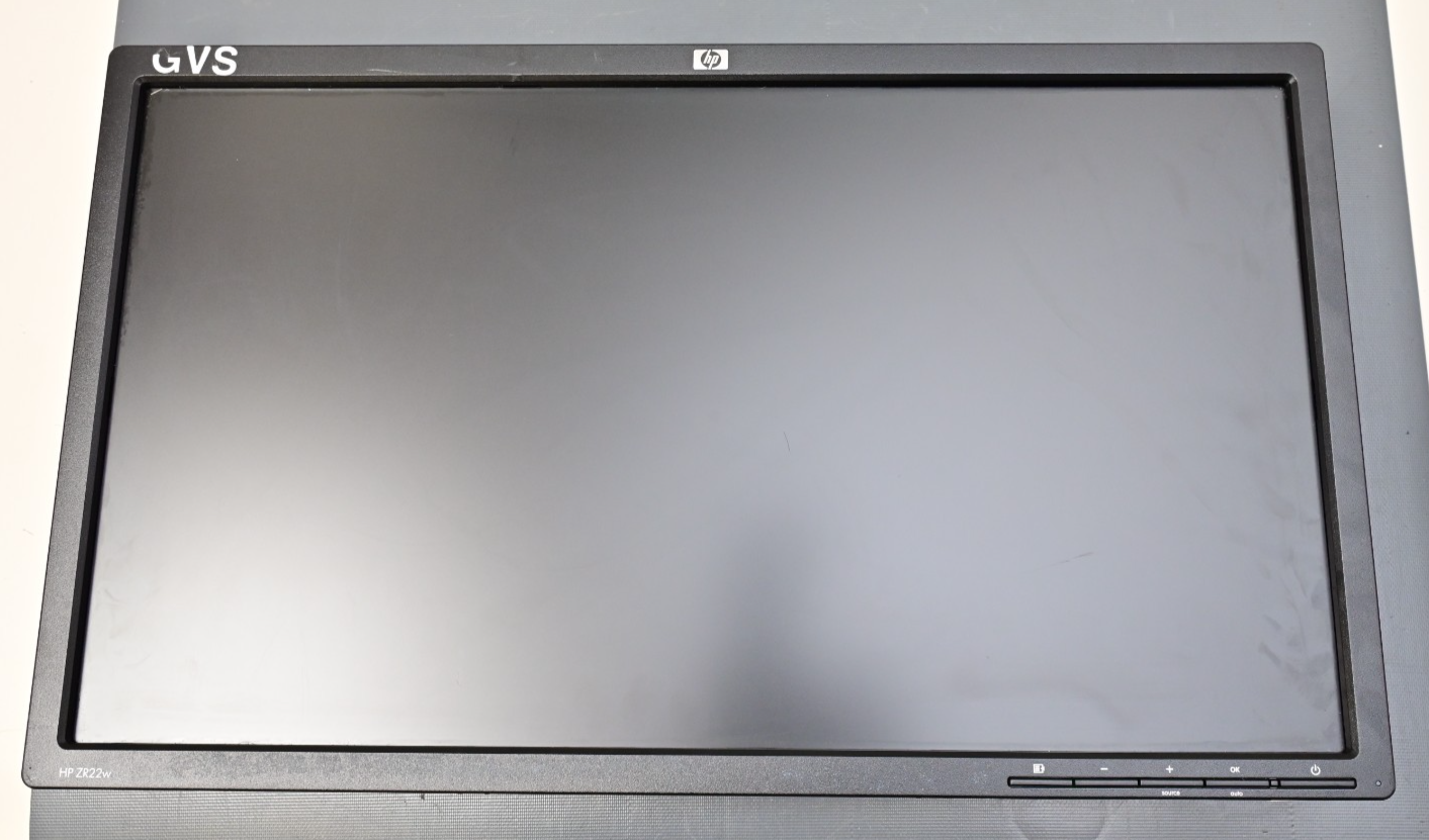 HP ZR22w LCD Monitor 22" w/ VGA DVI DisplayPort Inputs USB Hub