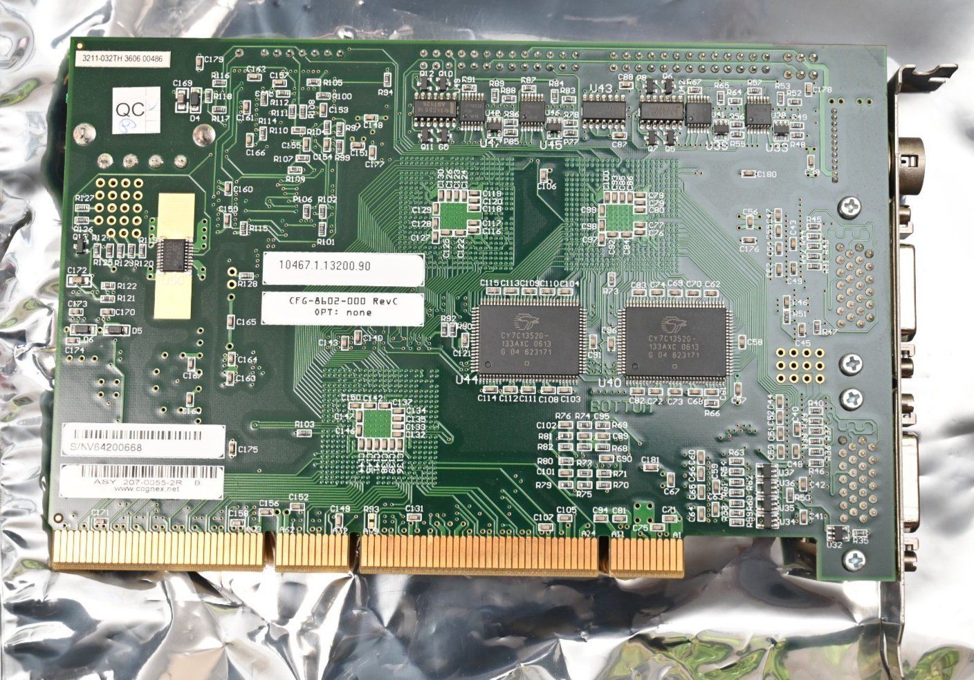 COGNEX 207-0055-2R B Frame Grabber Card 2-Port 64-bit PCI-X