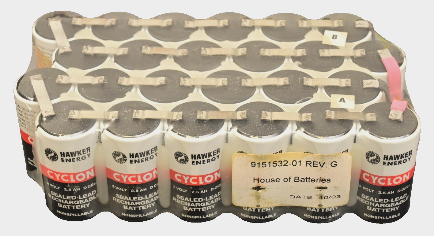 QTY 24 Hawker Energy Cyclon Battery Assembly 2V D 2.5Ah Military Enersys 2x24V