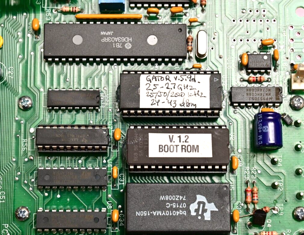 BVS Gator Main PCB 2.5-2.7GHz RF Synthesizer TDK PCU-554 Inverter AD7541 DAC