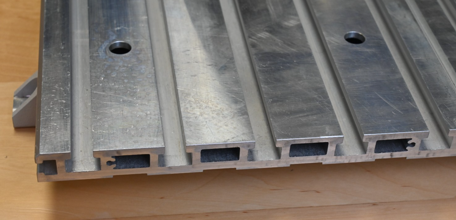 Gravograph IS6000 Rotary Engraver T-Slot Aluminum Extrusion Bed 28x20 Aluminum