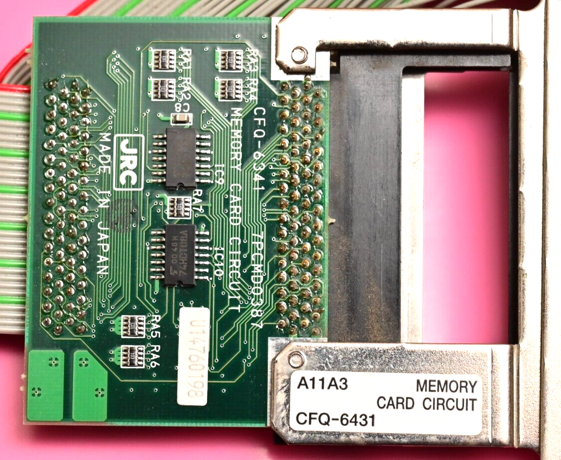 JRC CFQ-6431 Memory Card Reader SDRAM E6393A
