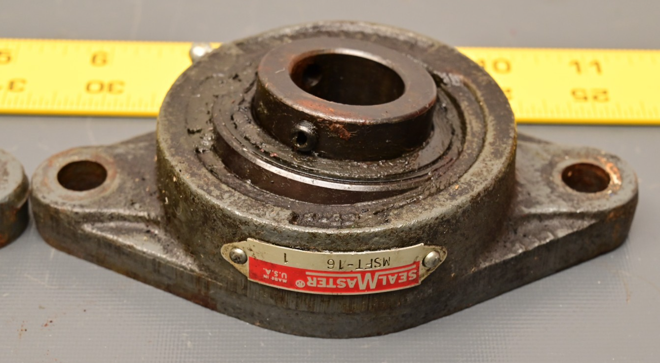 QTY 2 SealMaster MSFT-16 2-Bolt Flange Bearings
