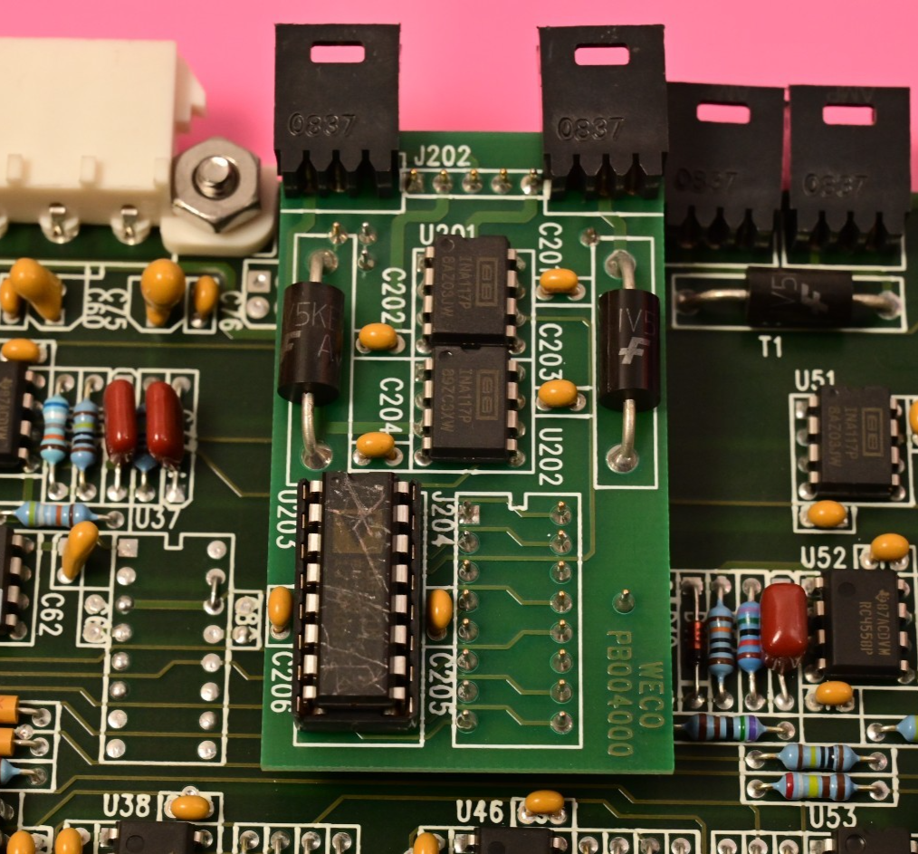Watthour WECO 2350R PB000503 Zilog Z80 CPU PC Board BB017202 Analog Devices ICs