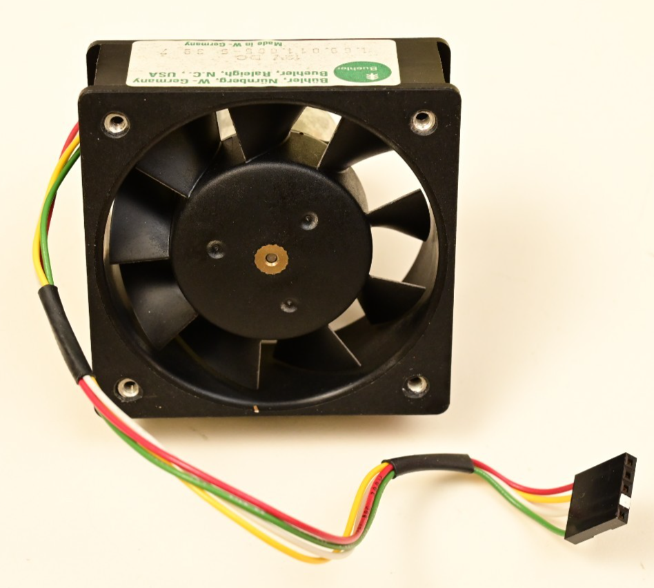 Bühler/Buehler Fan 4-Wire Vintage Fan HP 8620A 12V Germany