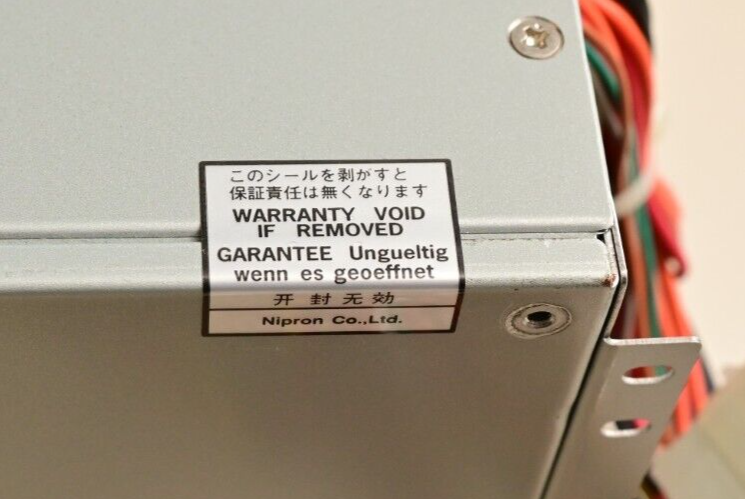 Nipron PCSA-470P-X2S Industrial PC ATX Power Supply 85-264VAC 340W/470W Japan